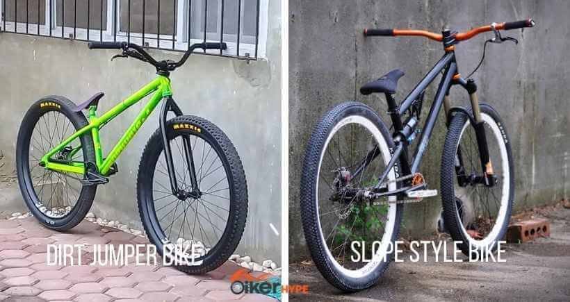 Difference Between A Dirt Jumper And A Slope style Bike?