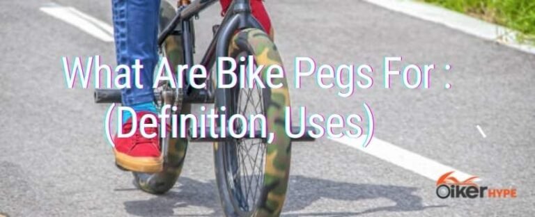 Bike Pegs uses